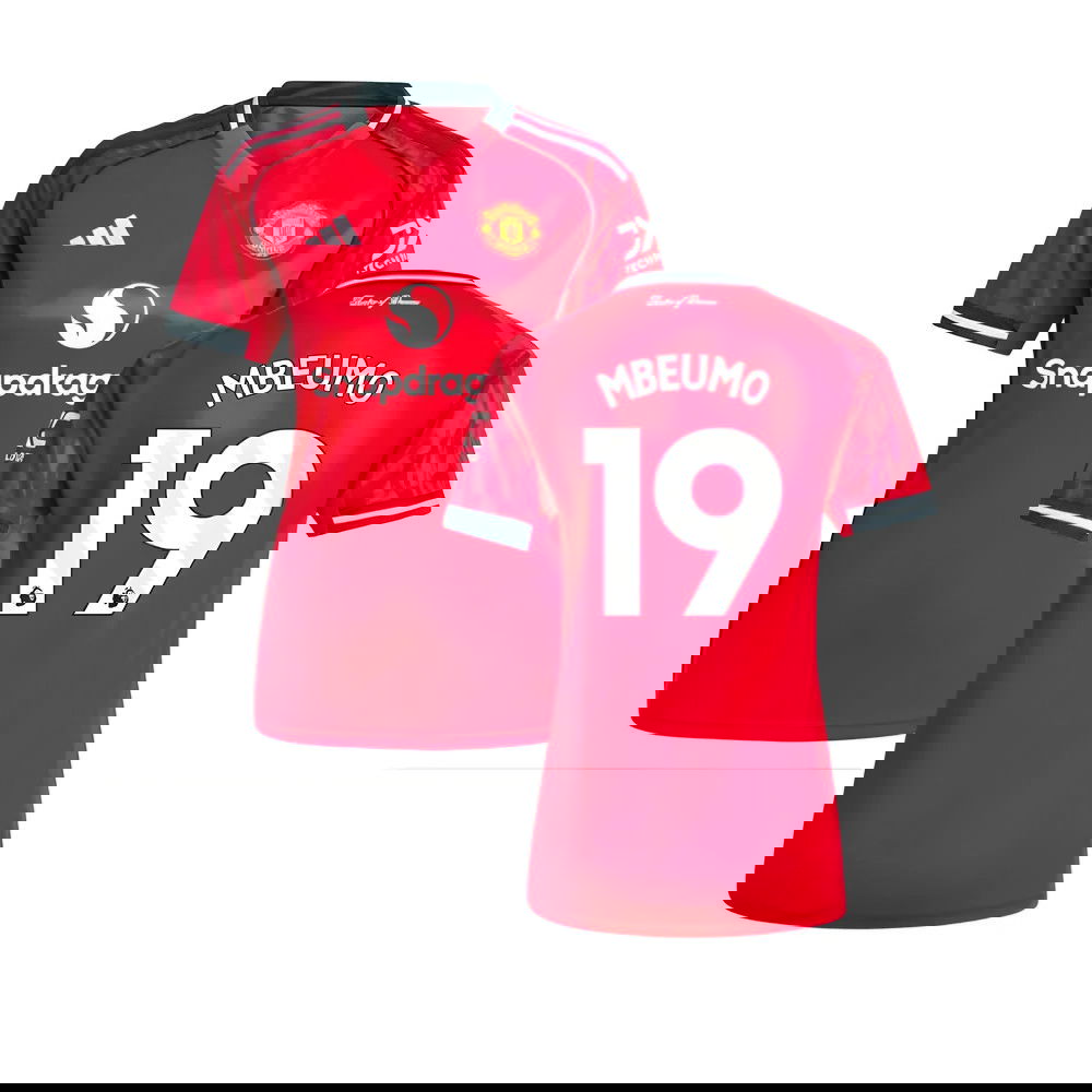 2025-2026 Man Utd Home Shirt (Womens) (Mbeumo 19)