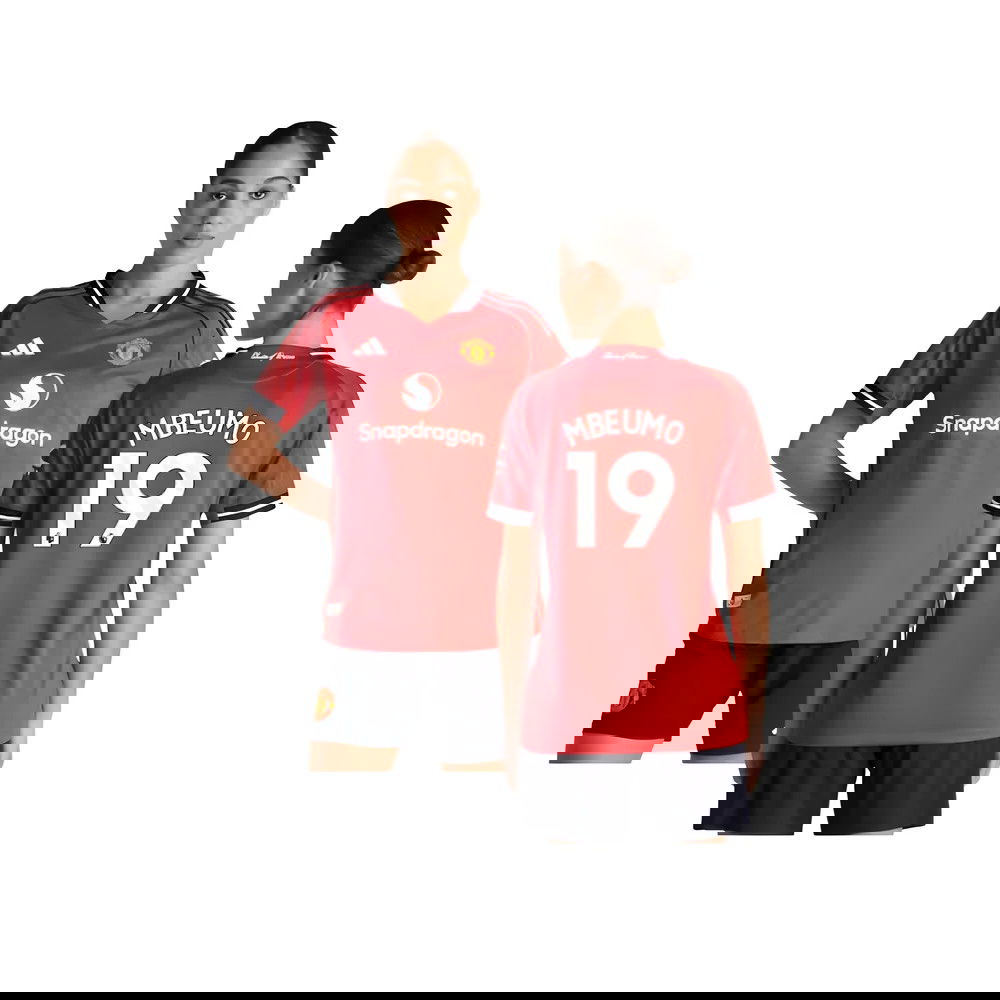 2025-2026 Man Utd Authentic Home Shirt (Womens) (Mbeumo 19)