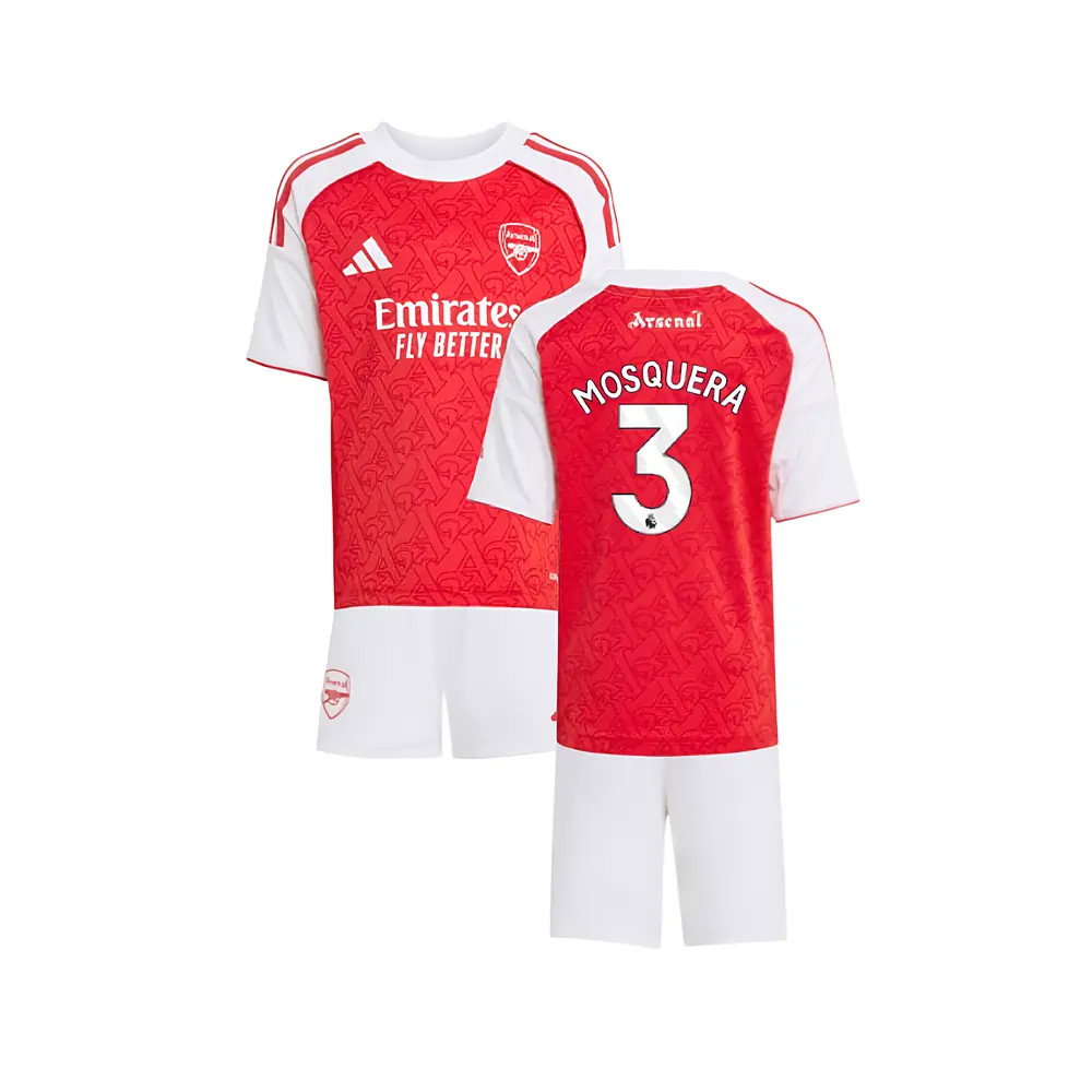 2025-2026 Arsenal Home Mini Kit (Mosquera 3)