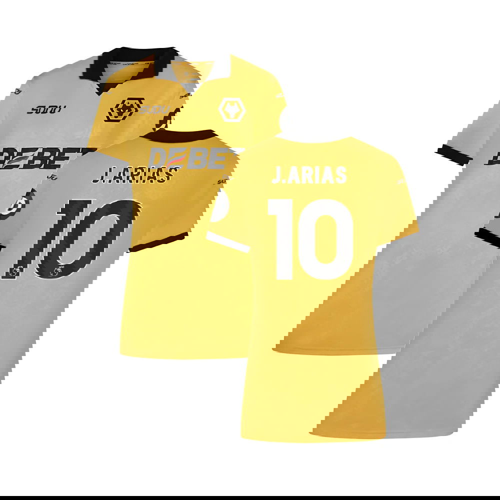 2025-2026 Wolves Home Shirt (Womens) (J.Arias 10)