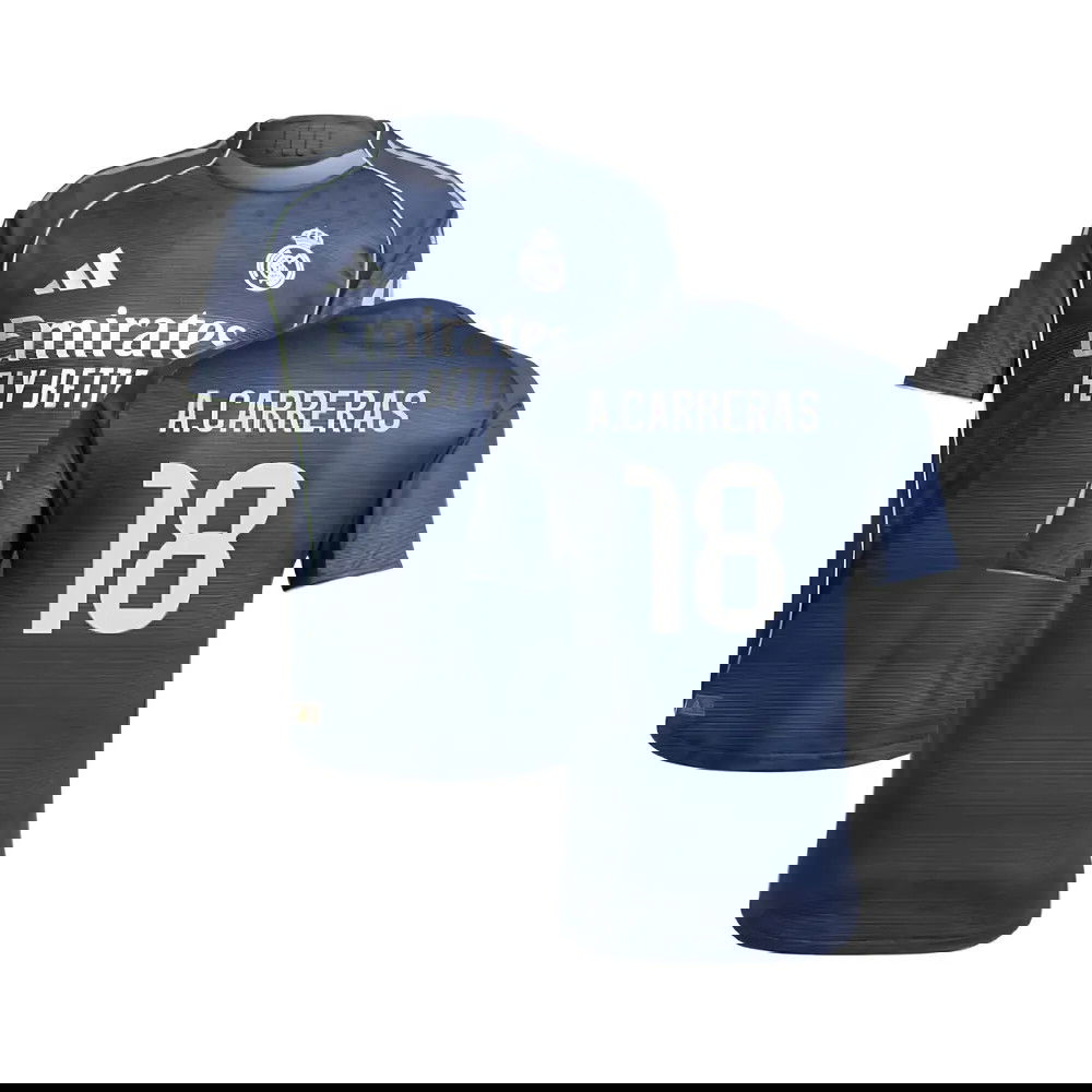 2025-2026 Real Madrid Authentic Away Shirt (A.Carreras 18)