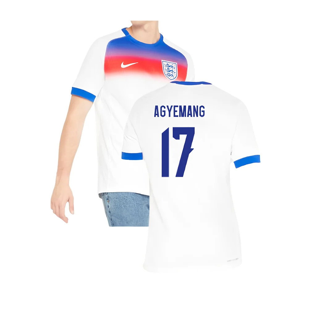 2025-2026 England WEC Authentic Home Shirt - Mens (AGYEMANG 17)