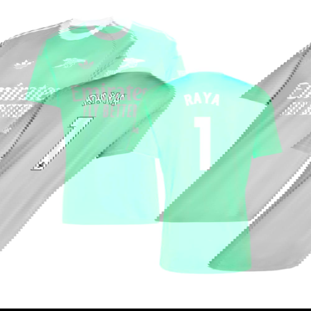 2025-2026 Arsenal Third Goalkeeper Shirt (Green) (Raya 1)