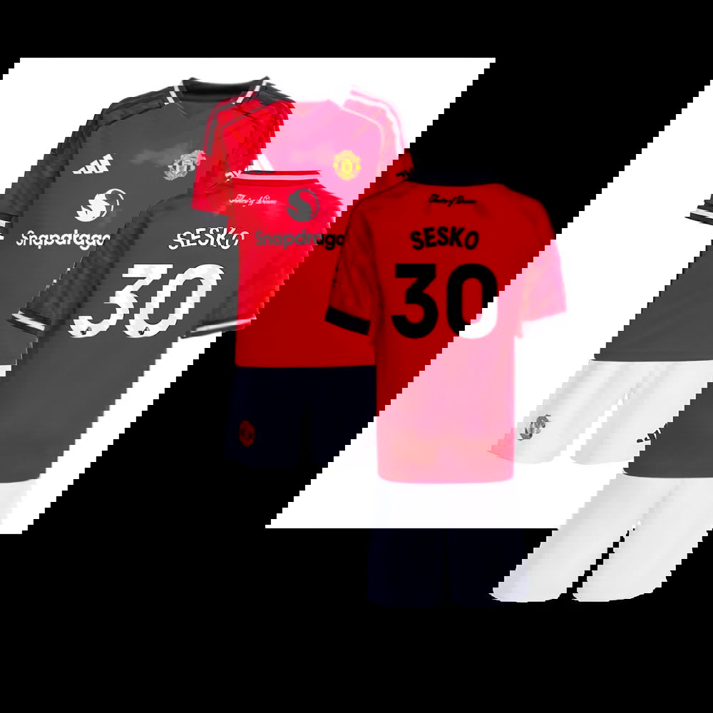2025-2026 Man Utd Home Mini Kit (Sesko 30)
