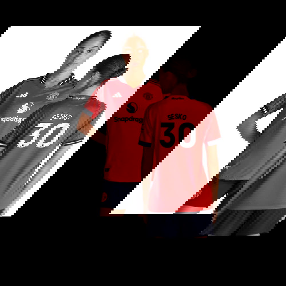 2025-2026 Man Utd Authentic Home Shirt (Womens) (Sesko 30)