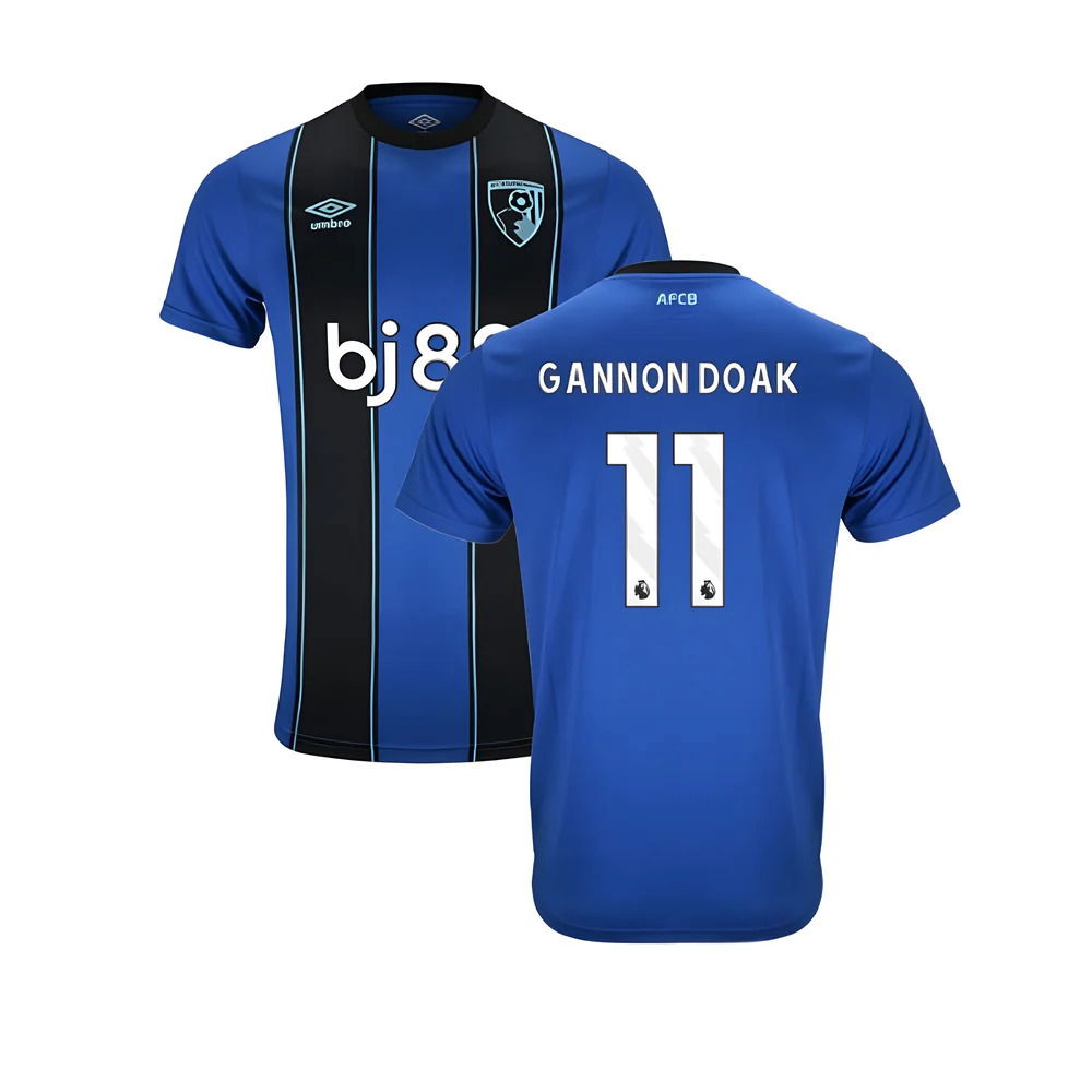 2025-2026 Bournemouth Away Shirt (Gannon Doak 11)