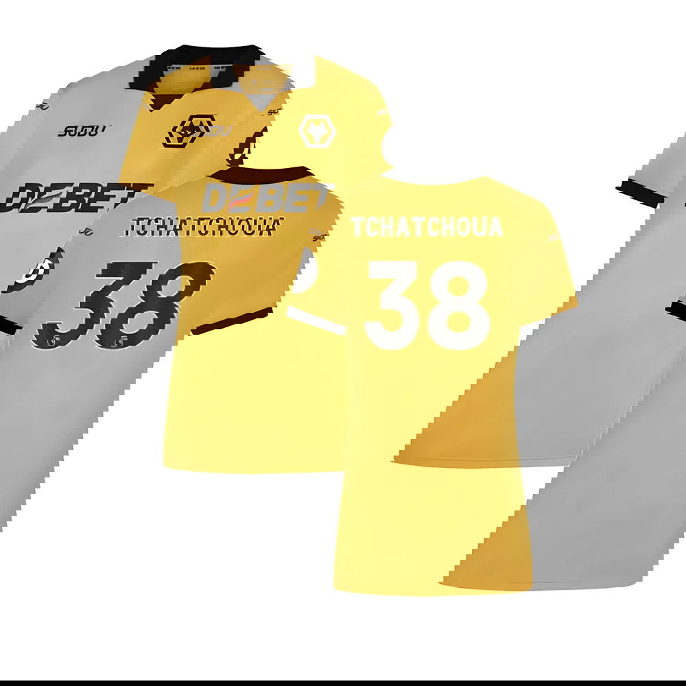 2025-2026 Wolves Home Shirt (Womens) (Tchatchoua 38)