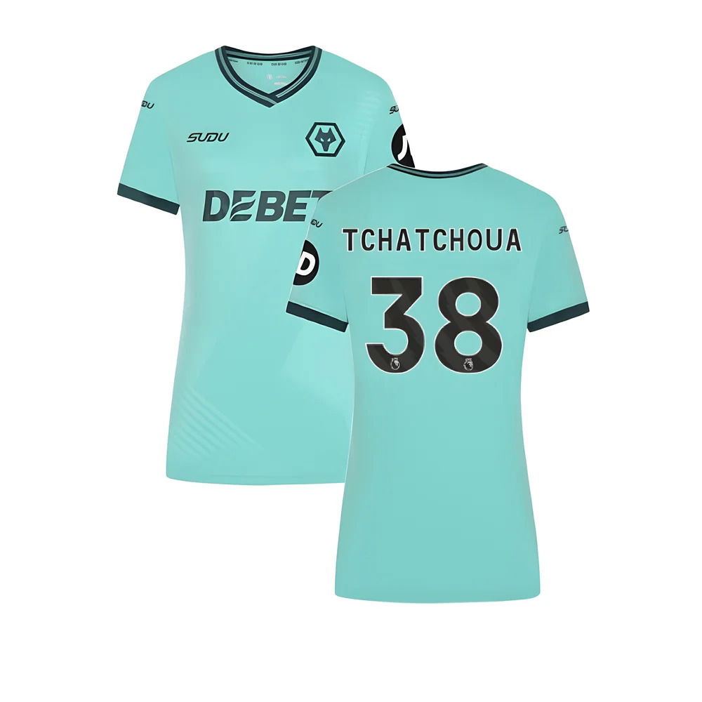 2025-2026 Wolves Away Shirt (Womens) (Tchatchoua 38)