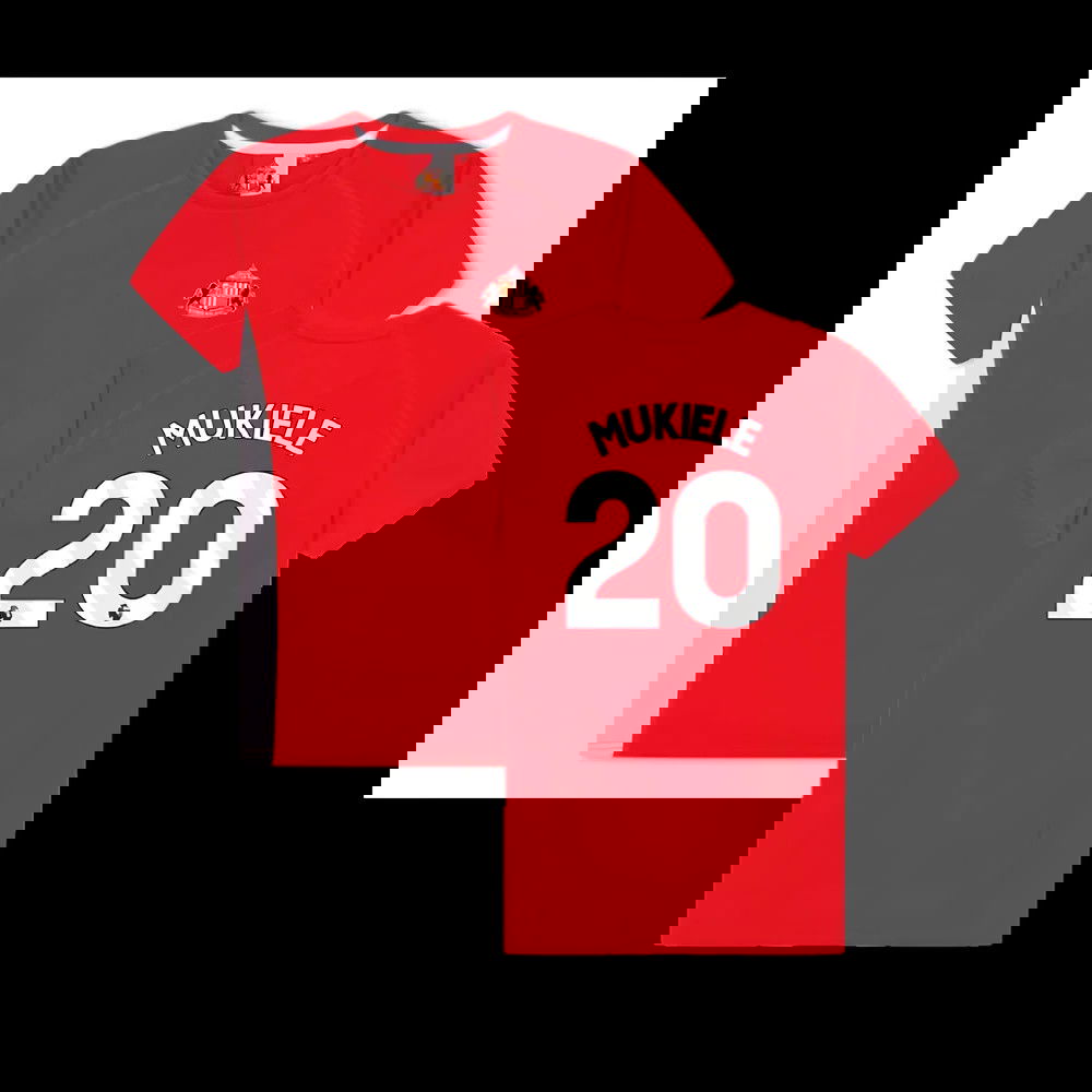 Sunderland Poly T-Shirt (Red) - Kids (Mukiele 20)