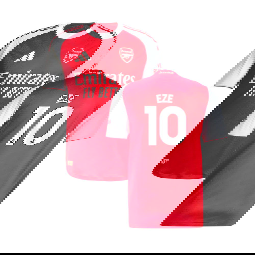 2025-2026 Arsenal Authentic Home Shirt (Eze 10)