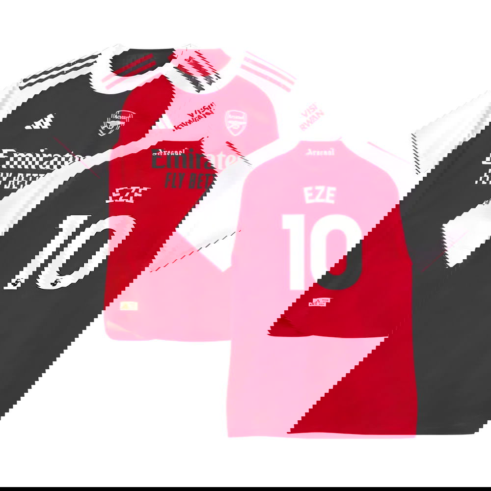 2025-2026 Arsenal Authentic Home Shirt (Womens) (Eze 10)