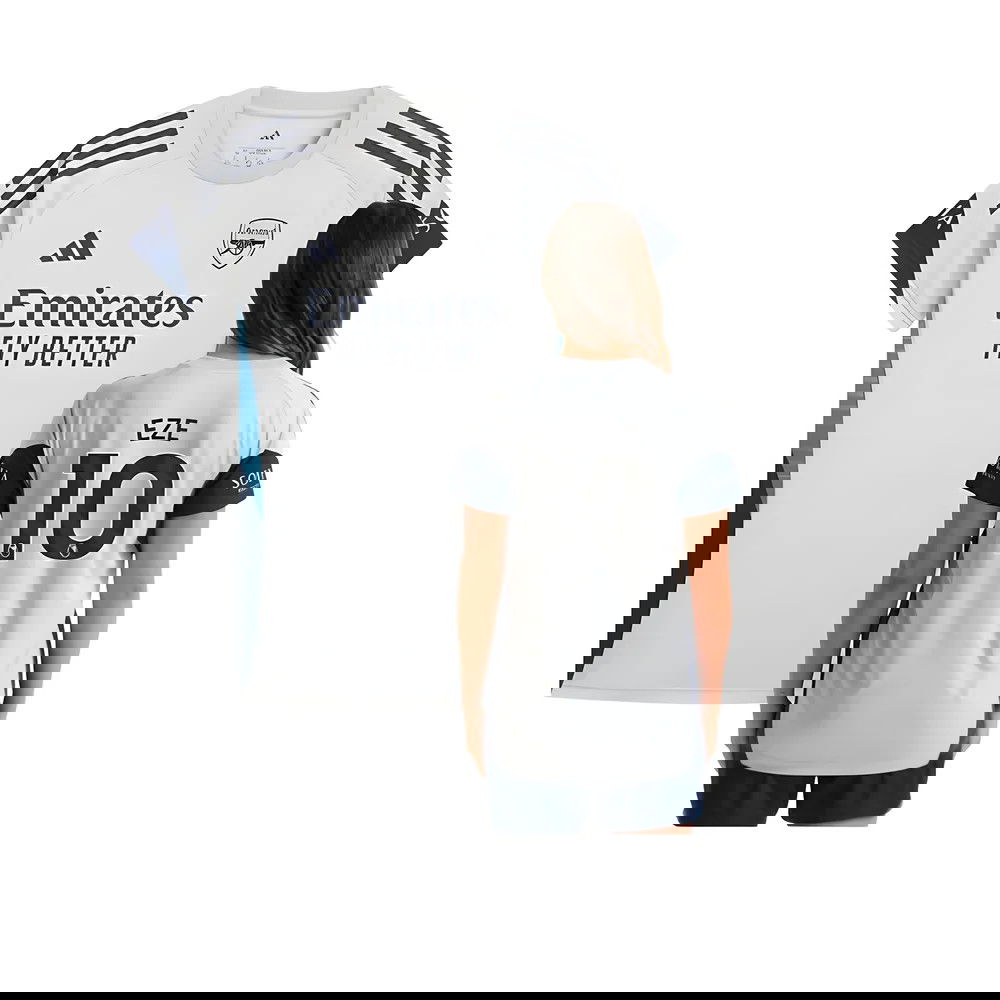 2025-2026 Arsenal Training Shirt (Grey Two) - Womens (Eze 10)