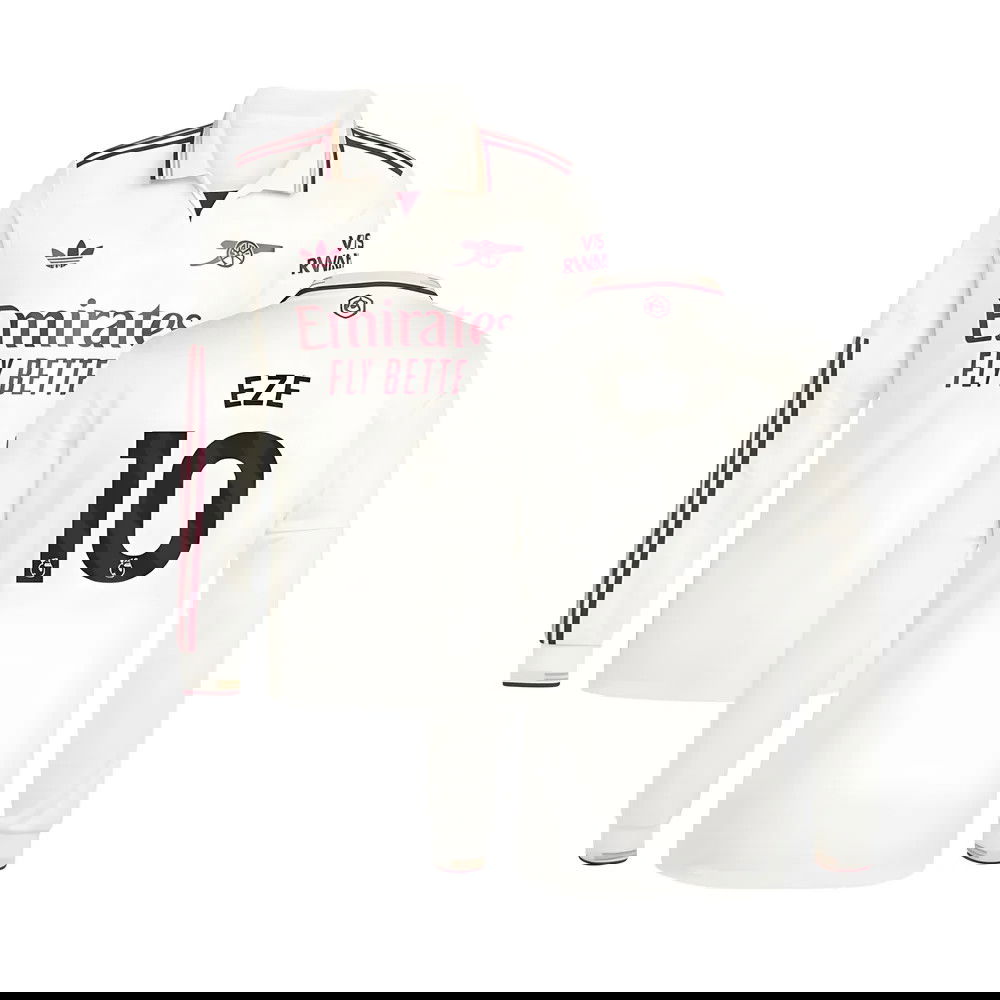 2025-2026 Arsenal Authentic Long Sleeve Third Shirt (Eze 10)