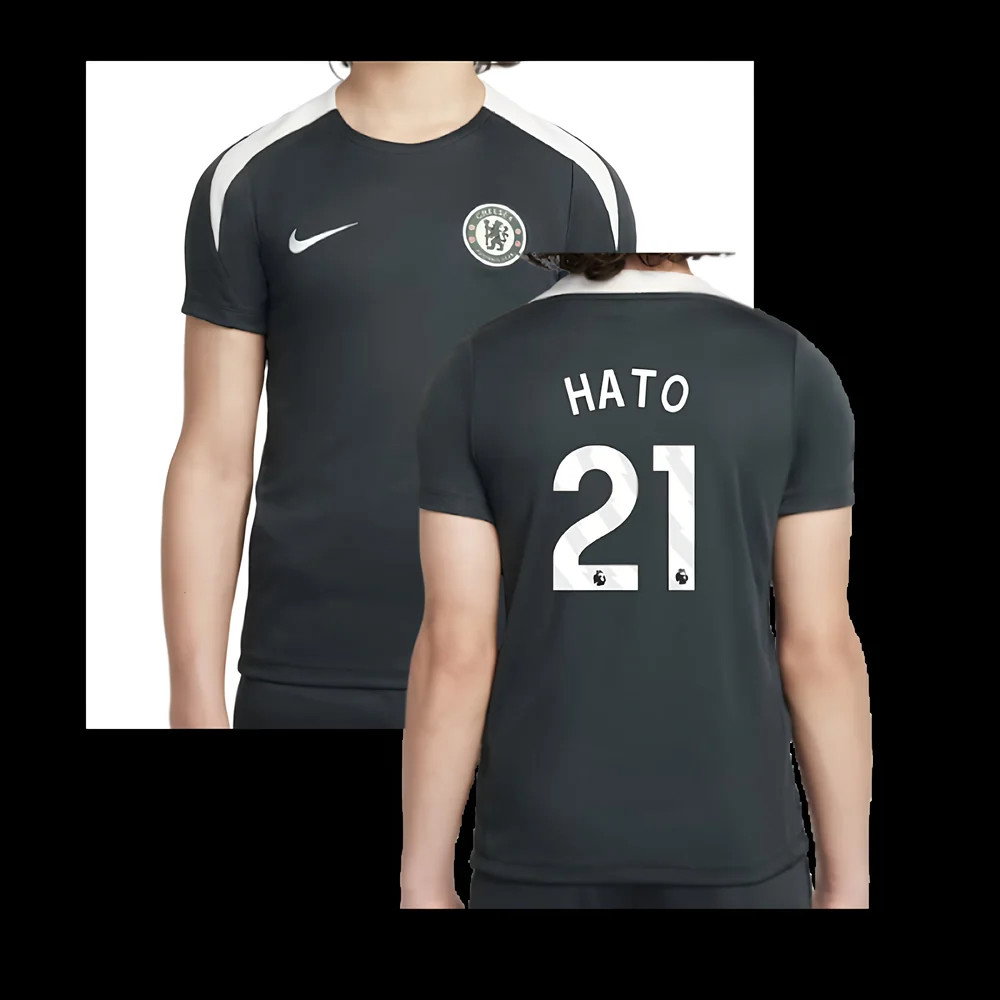 2025-2026 Chelsea Strike Training Shirt (Green) - Kids (Hato 21)