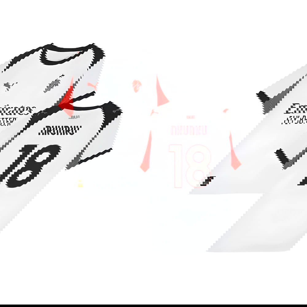 2025-2026 AC Milan Away Shirt (Kids) (Nkunku 18)