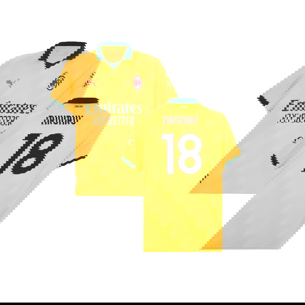 2025-2026 AC Milan Third Shirt (Nkunku 18)