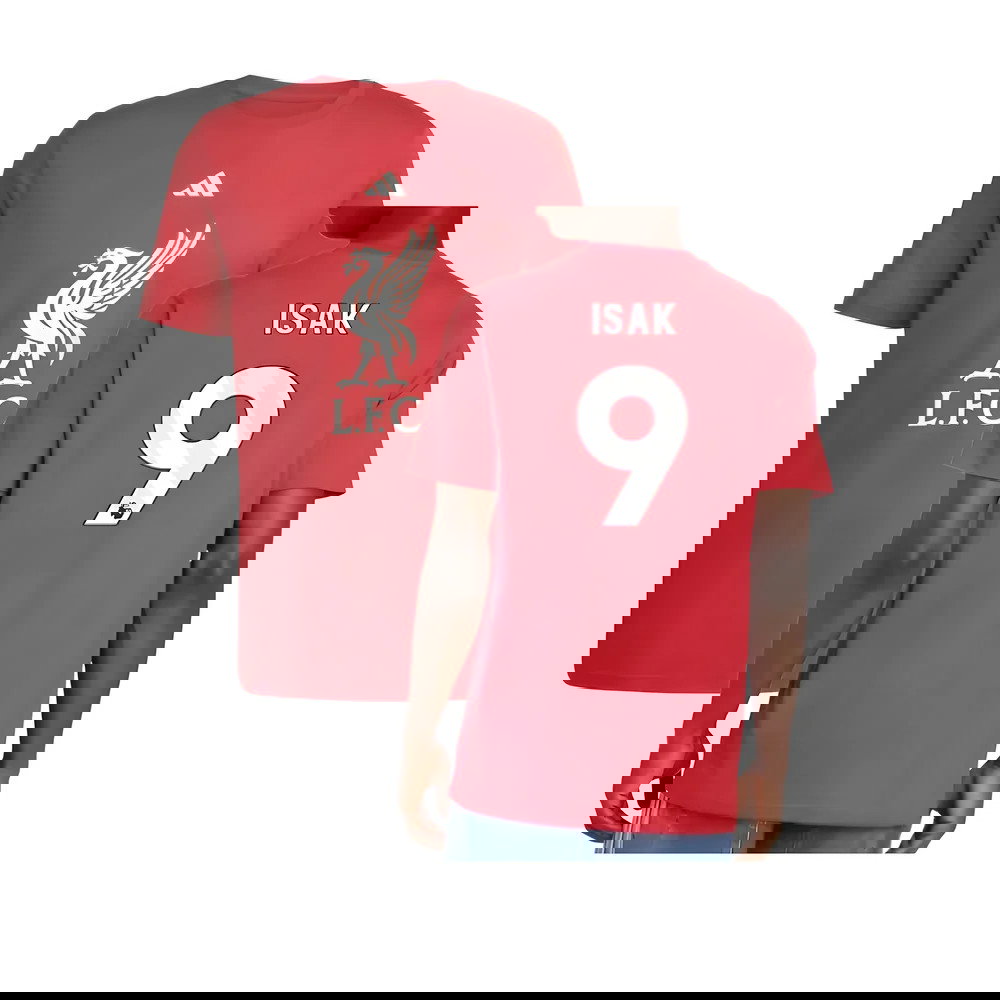 2025-2026 Liverpool DNA Graphic Tee (Red) (Isak 9)