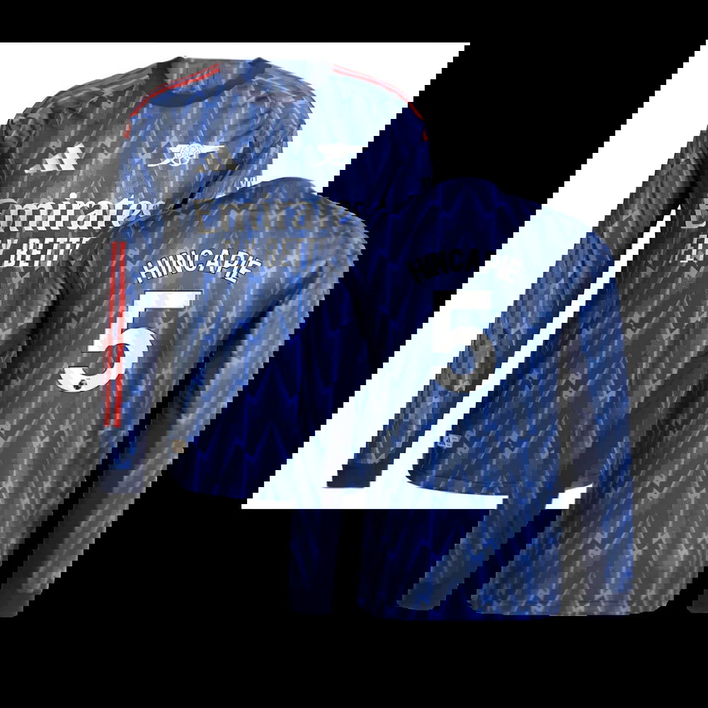 2025-2026 Arsenal Authentic Long Sleeve Away Shirt (Hincapie 5)