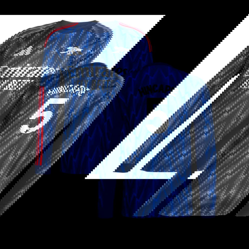 2025-2026 Arsenal Long Sleeve Away Shirt (Hincapie 5)