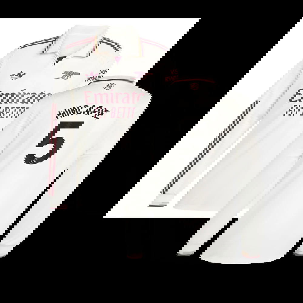2025-2026 Arsenal Authentic Long Sleeve Third Shirt (Hincapie 5)