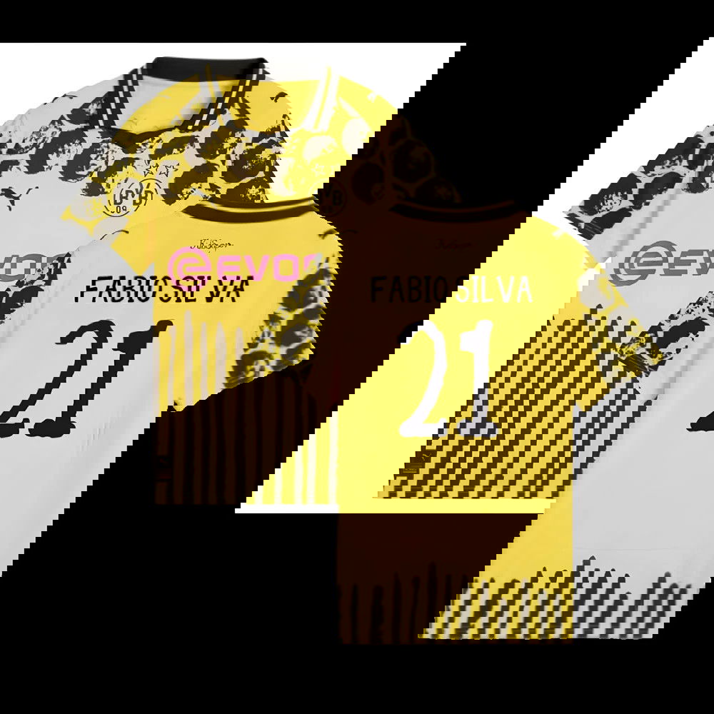 2025-2026 KIDSUPER x Borussia Dortmund CWC Shirt - Kids (Fabio Silva 21)