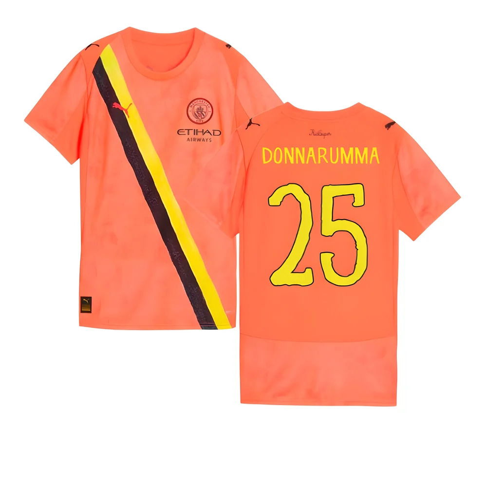 2025-2026 Manchester City CWC Goalkeeper Shirt (Neon Sun) - Womens (Donnarumma 25)