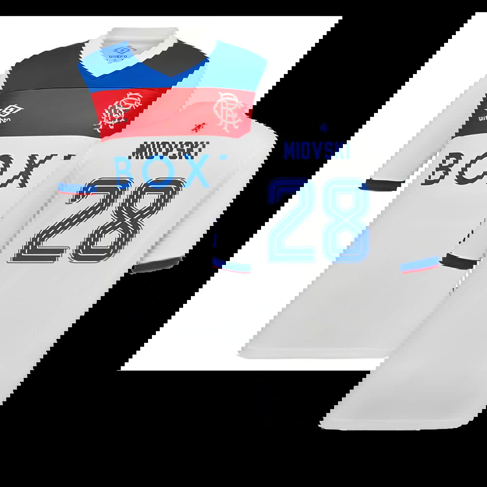 2025-2026 Rangers Away Shirt (Kids) (Miovski 28)