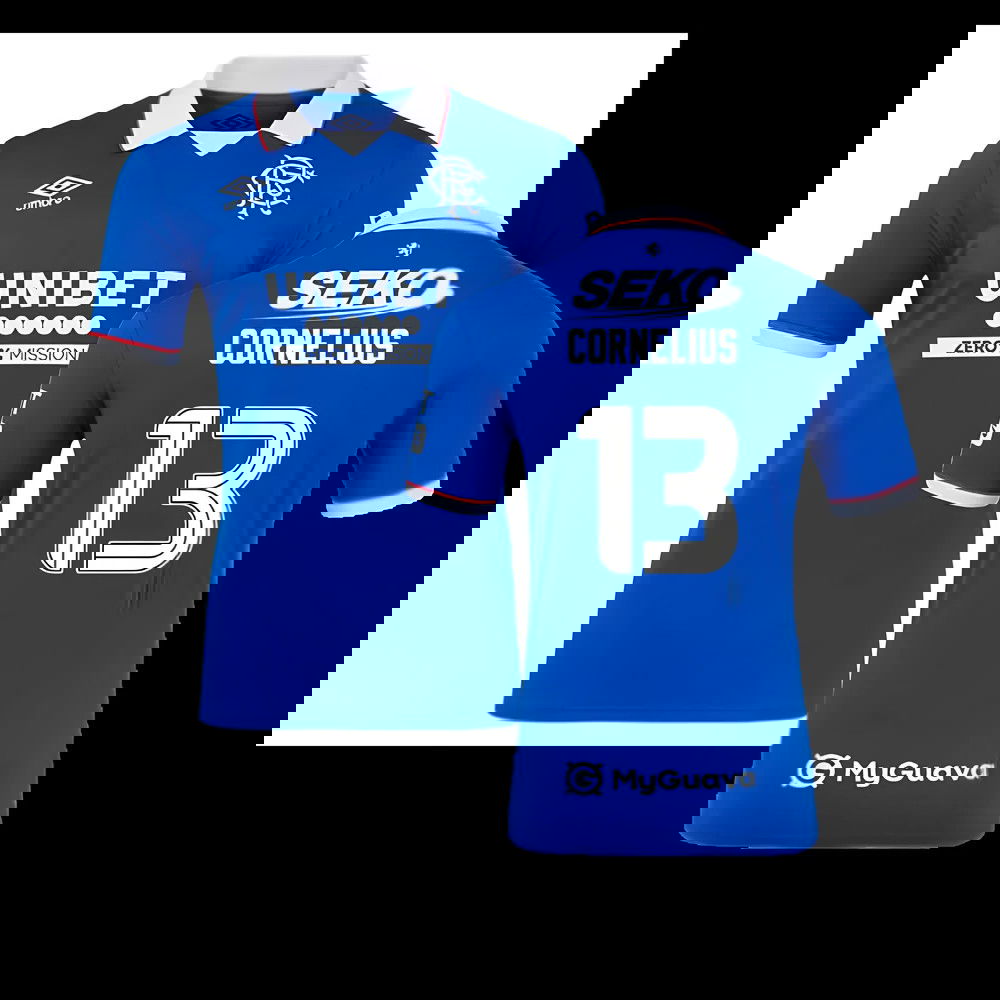 2025-2026 Rangers Authentic Home Shirt (Cornelius 13)