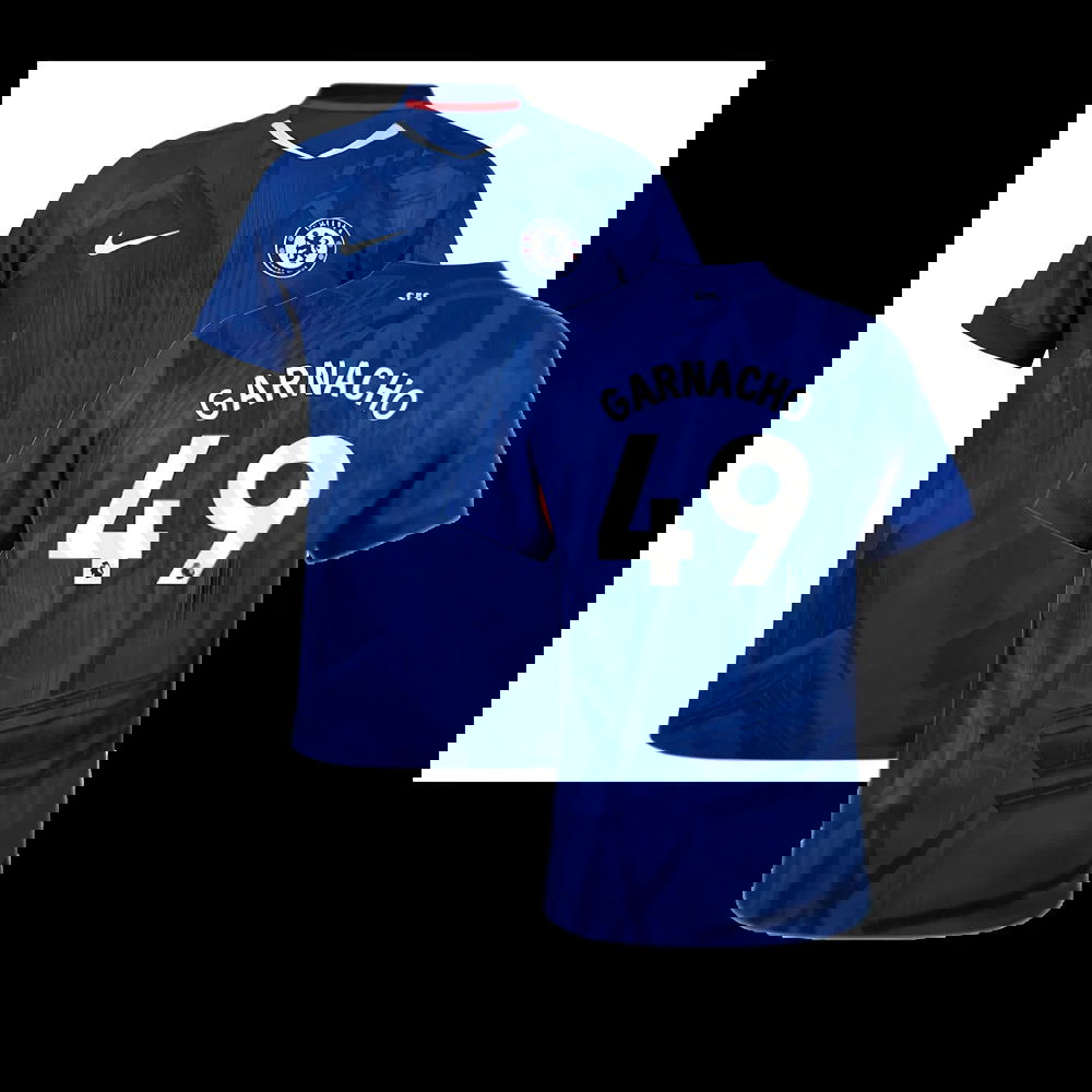 2025-2026 Chelsea Home Authentic Shirt (Garnacho 49)