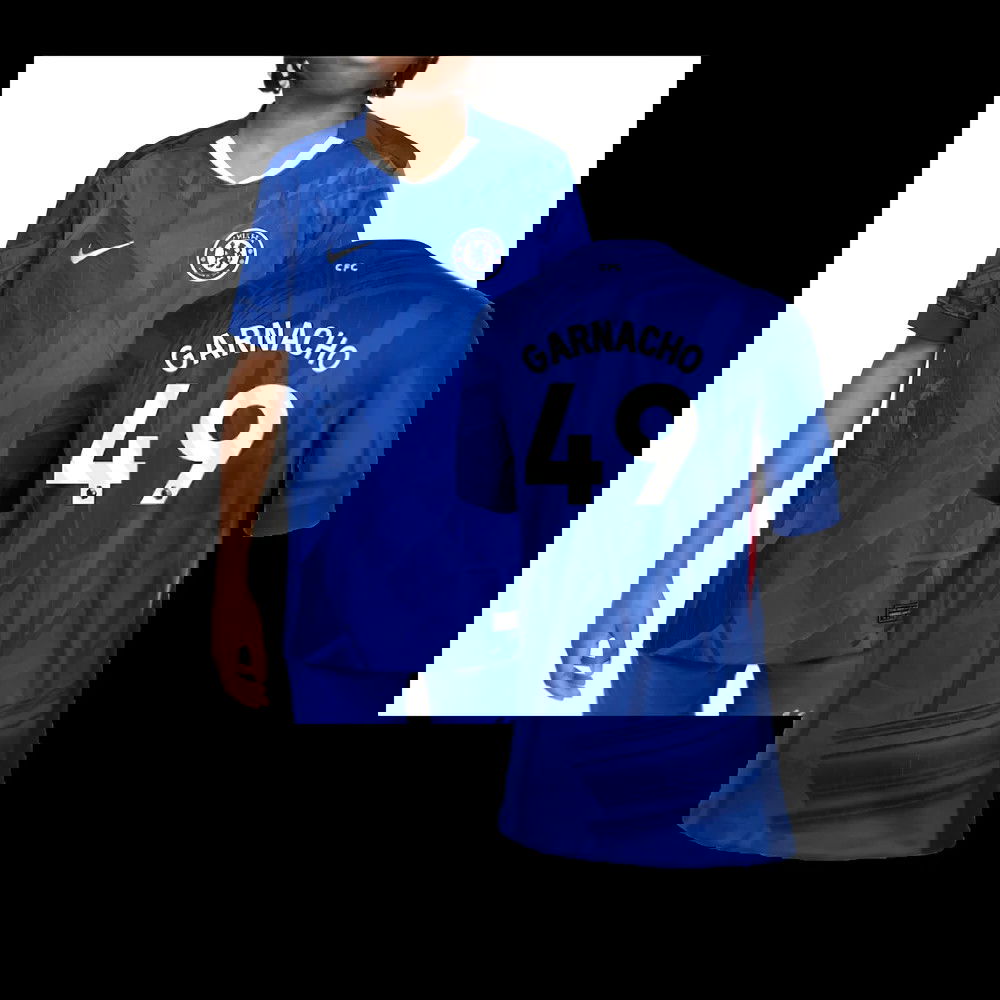 2025-2026 Chelsea Home Shirt (Kids) (Garnacho 49)