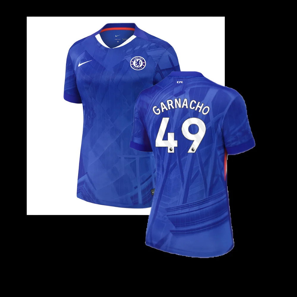 2025-2026 Chelsea Home Shirt (Womens) (Garnacho 49)