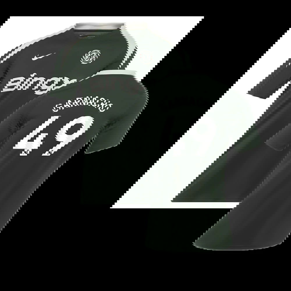 2025-2026 Chelsea Dri-Fit Strike Training Shirt (Green) (Garnacho 49)