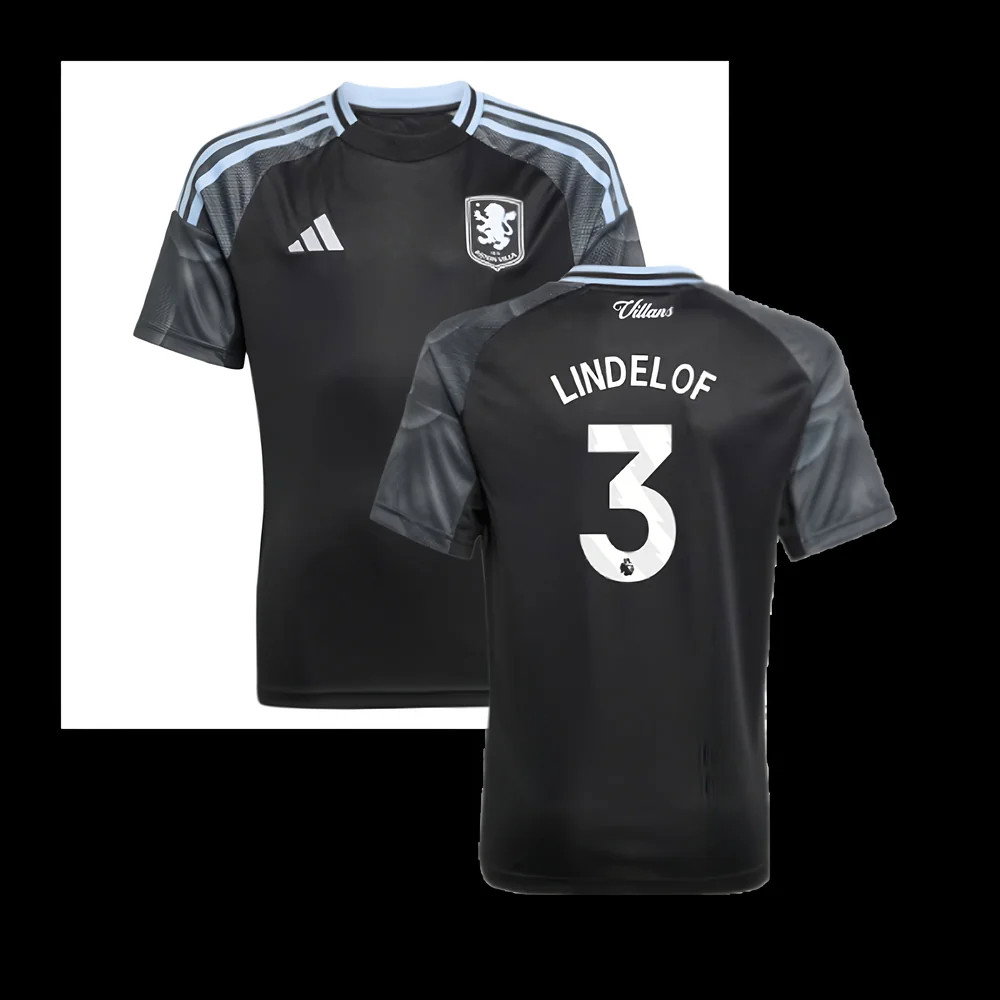 2025-2026 Aston Villa Away Shirt (Kids) (Lindelof 3)