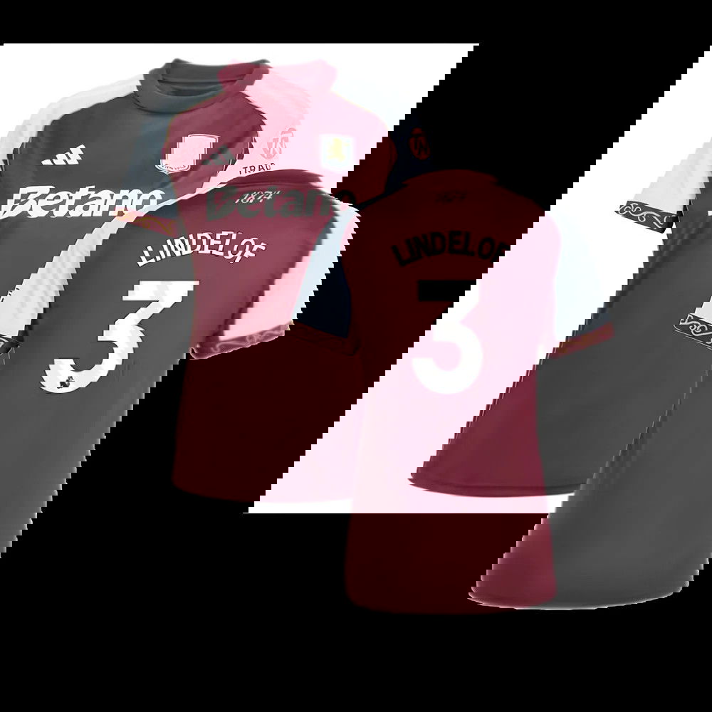 2025-2026 Aston Villa Home Shirt (Womens) (Lindelof 3)