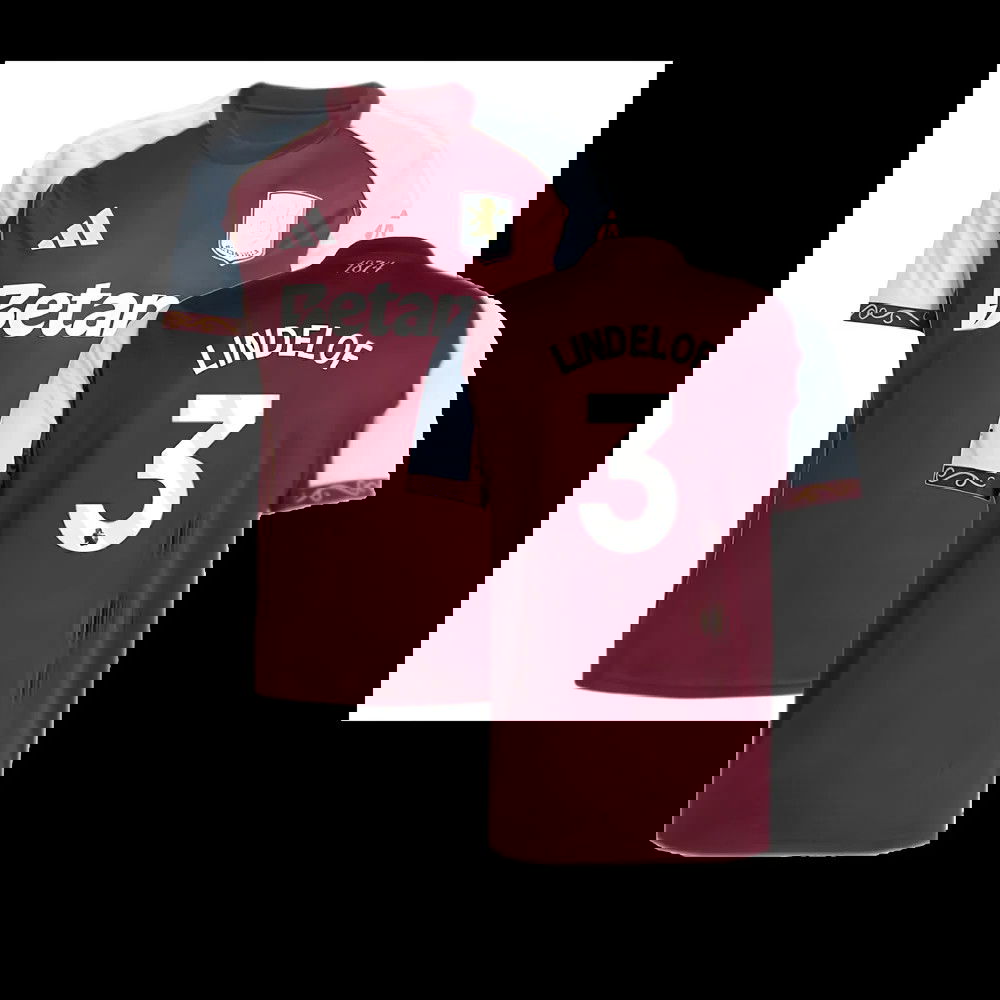 2025-2026 Aston Villa Home Shirt (Lindelof 3)