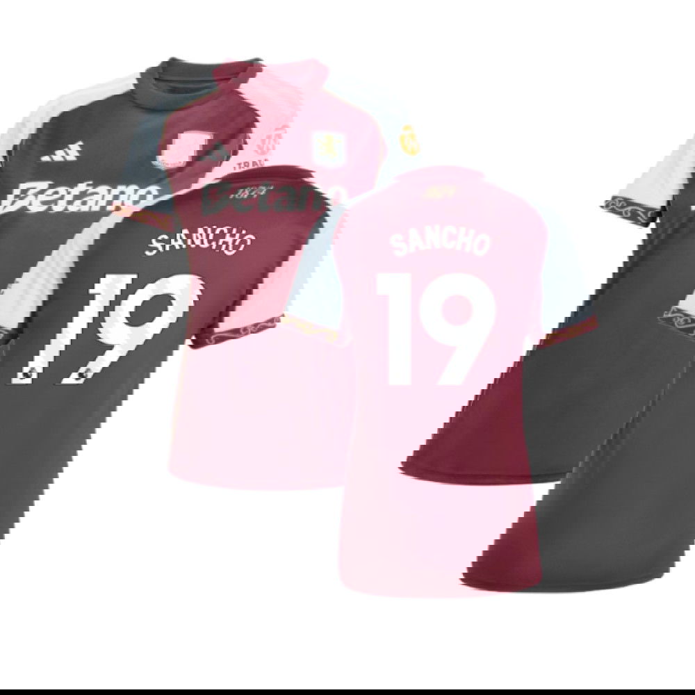 2025-2026 Aston Villa Home Shirt (Womens) (Sancho 19)