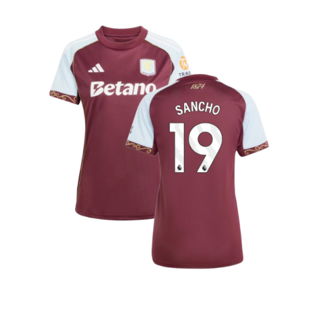 2025-2026 Aston Villa Home Shirt (Womens) (Sancho 19)