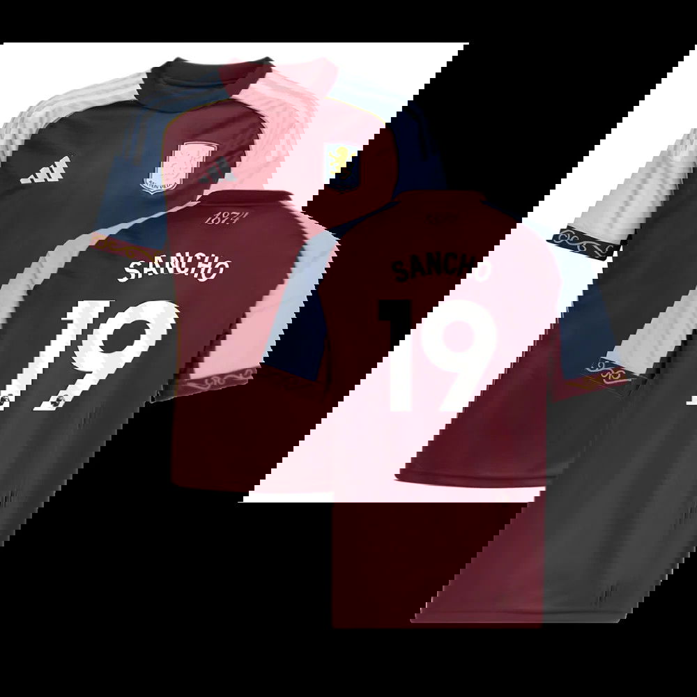 2025-2026 Aston Villa Home Shirt (Kids) (Sancho 19)