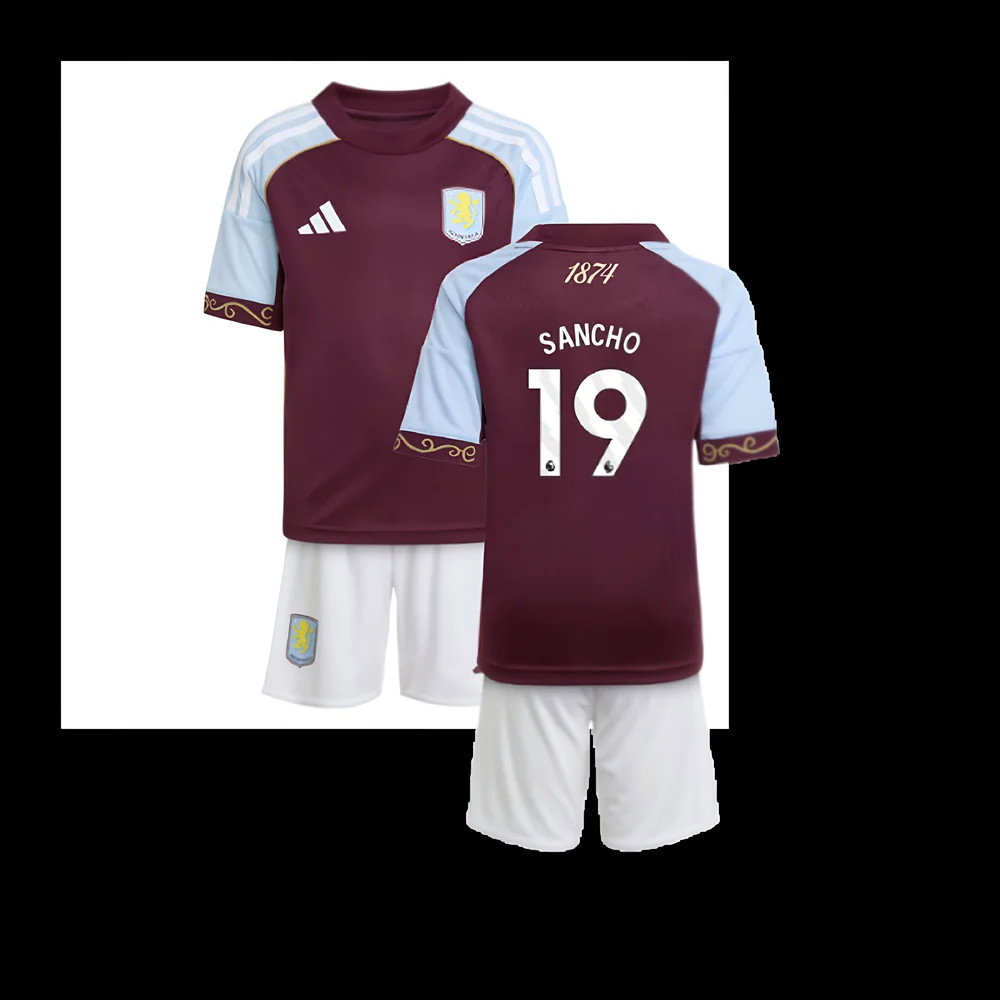 2025-2026 Aston Villa Home Mini Kit (Sancho 19)