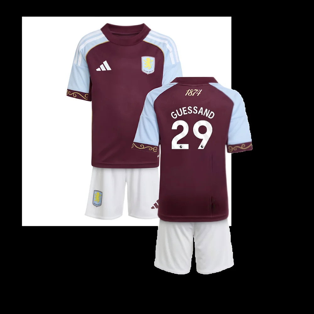 2025-2026 Aston Villa Home Mini Kit (Guessand 29)