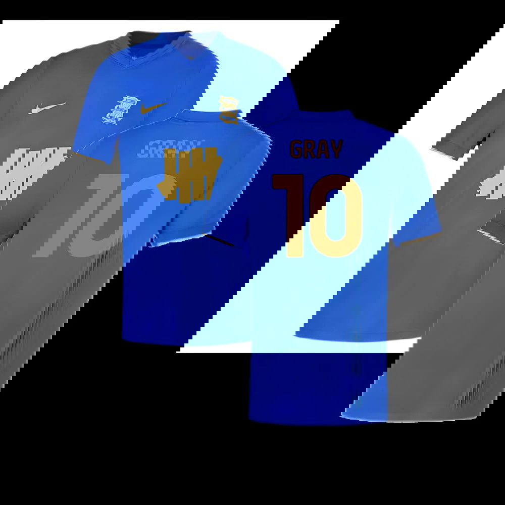 2025-2026 Birmingham City Home Shirt (Kids) (Gray 10)