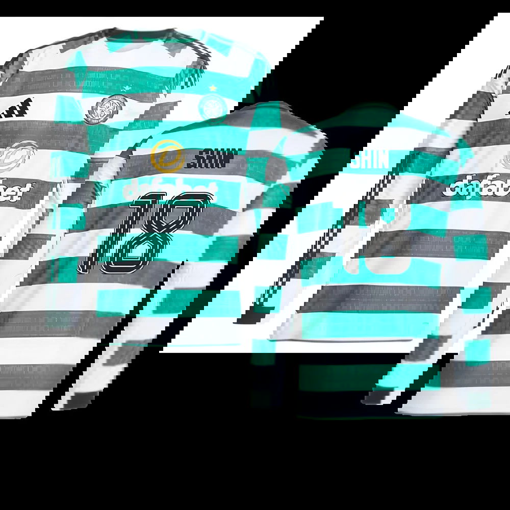 2025-2026 Celtic Long Sleeve Home Shirt (Shin 18)