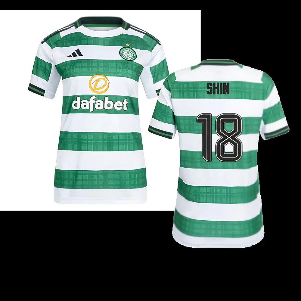 2025-2026 Celtic Home Shirt (Womens) (Shin 18)