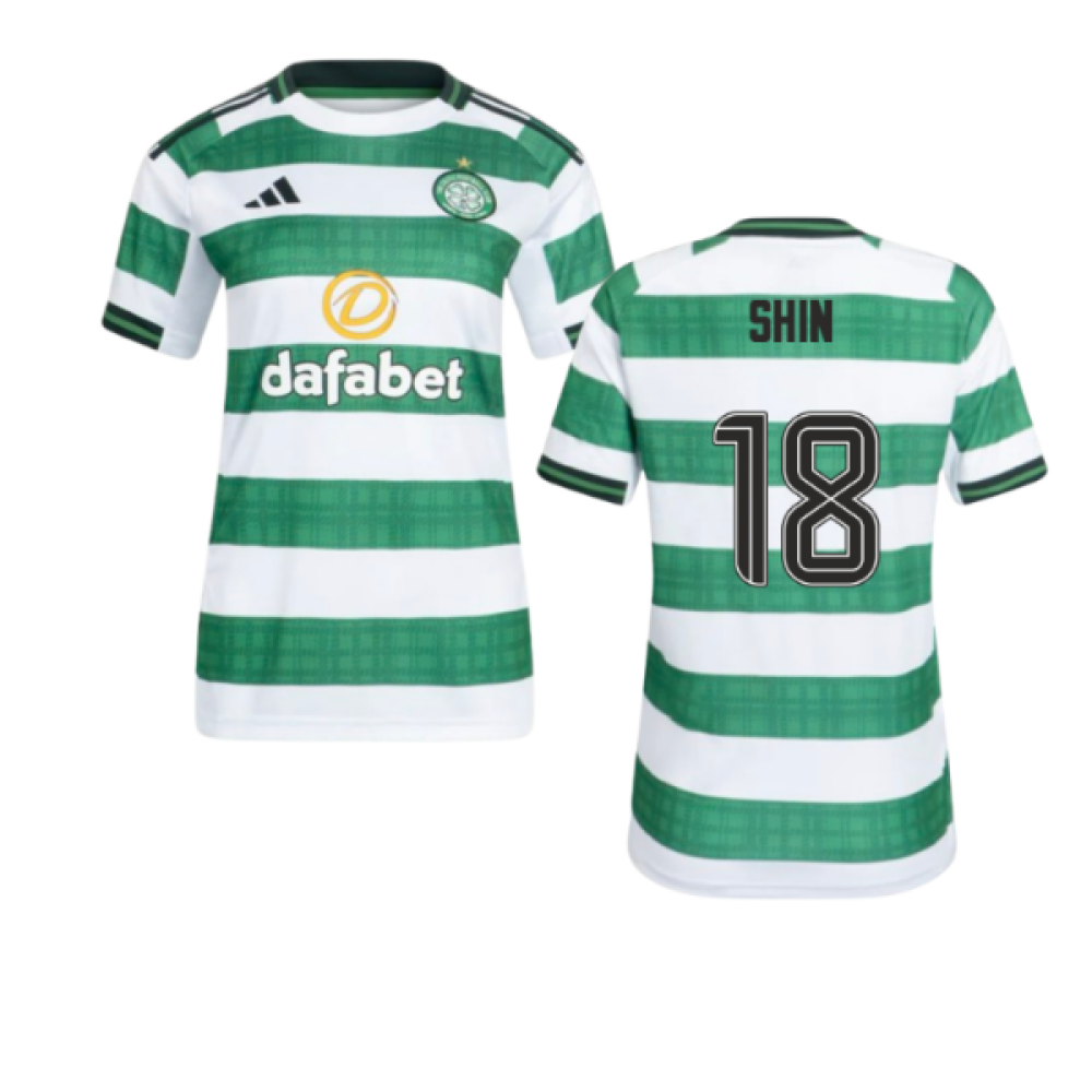 2025-2026 Celtic Home Shirt (Womens) (Shin 18)