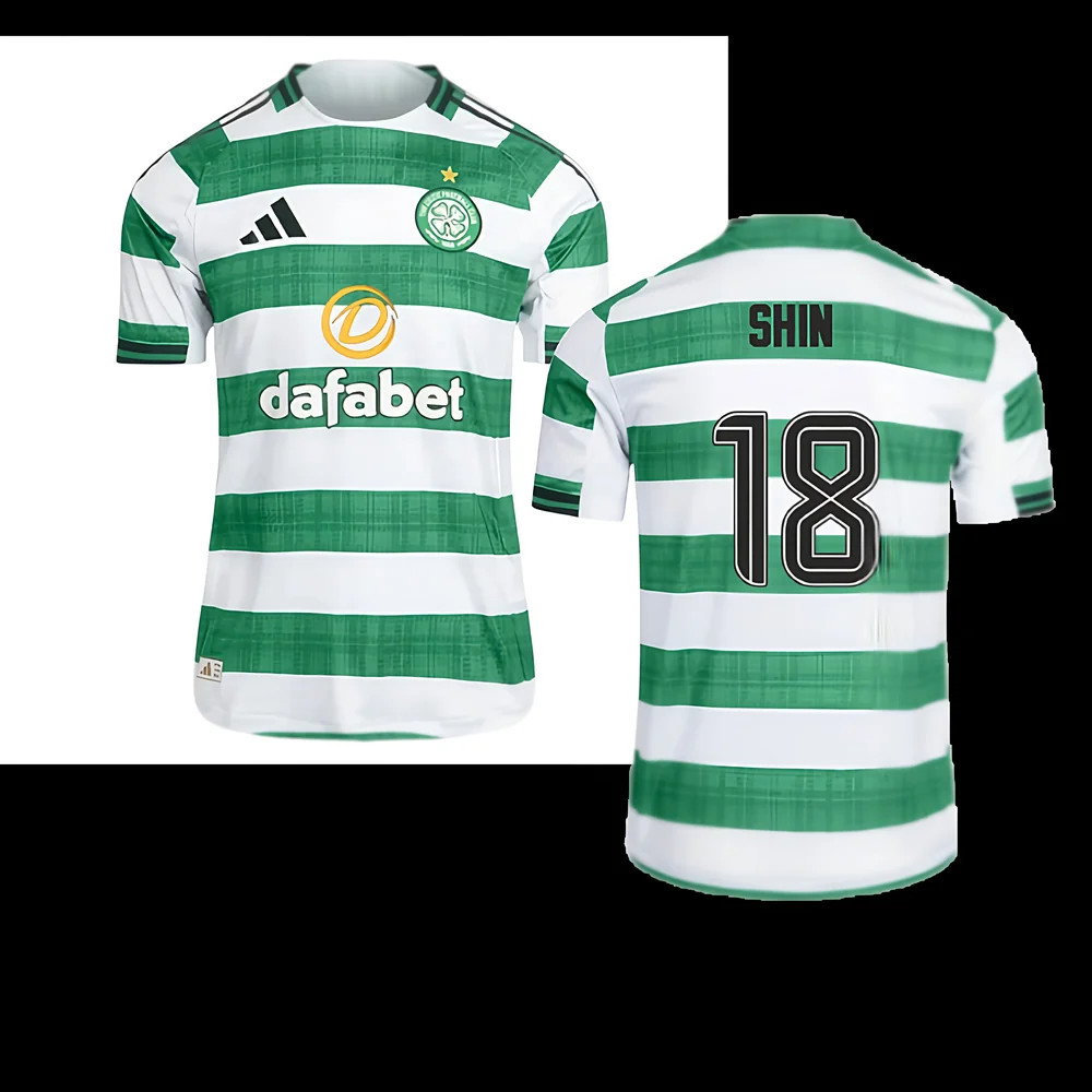 2025-2026 Celtic Authentic Home Shirt (Shin 18)