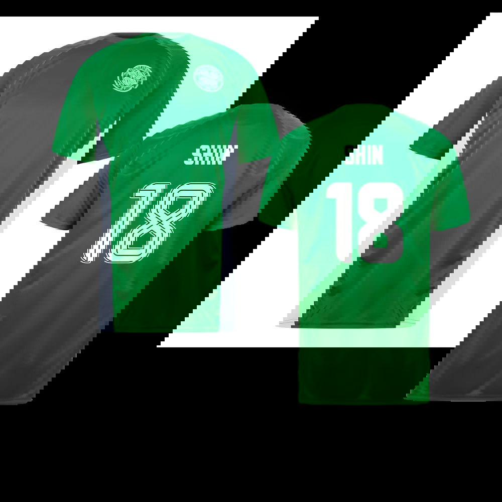 Celtic Poly T-shirt (Green/White) (Shin 18)