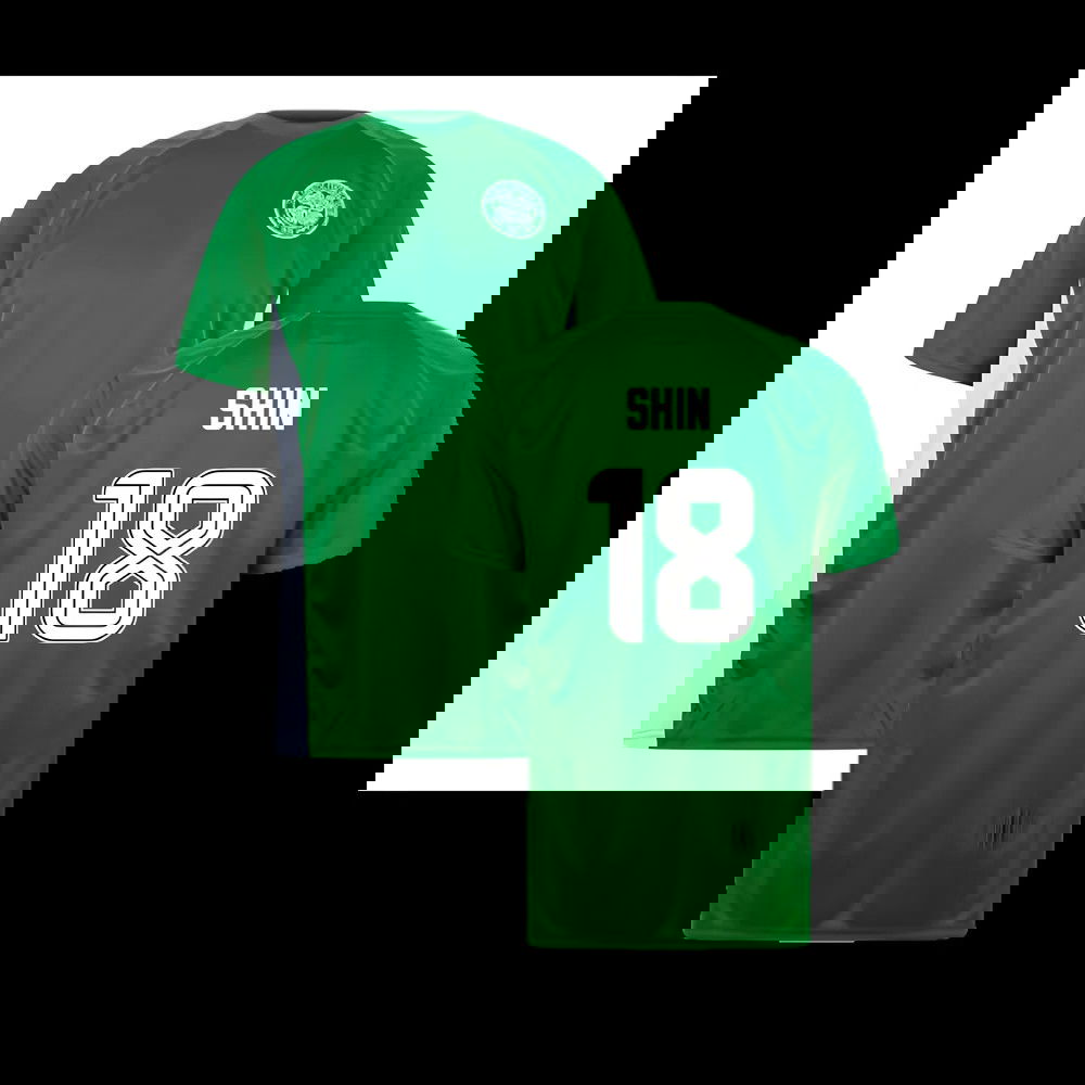 Celtic Poly T-shirt (Green/White) (Shin 18)