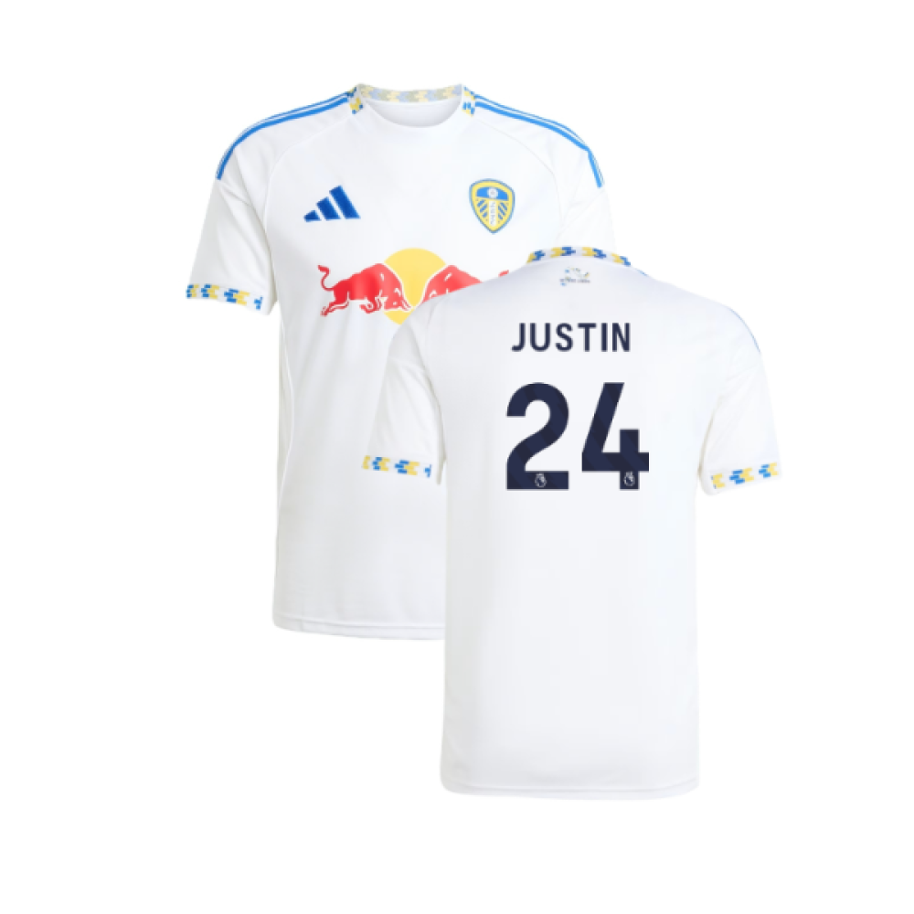 2025-2026 Leeds United Home Shirt (Justin 24)