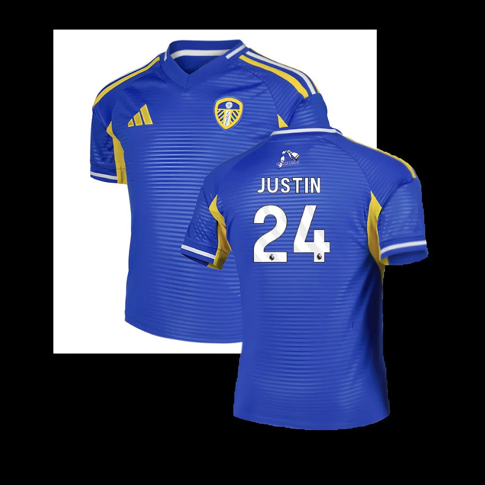 2025-2026 Leeds Away Shirt (Kids) (Justin 24)