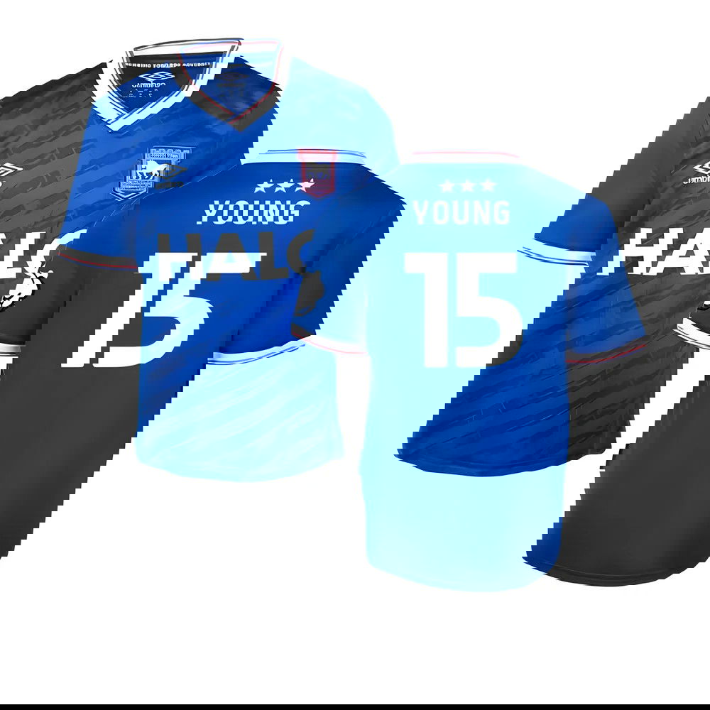 2025-2026 Ipswich Town Home Shirt - Kids (Young 15)